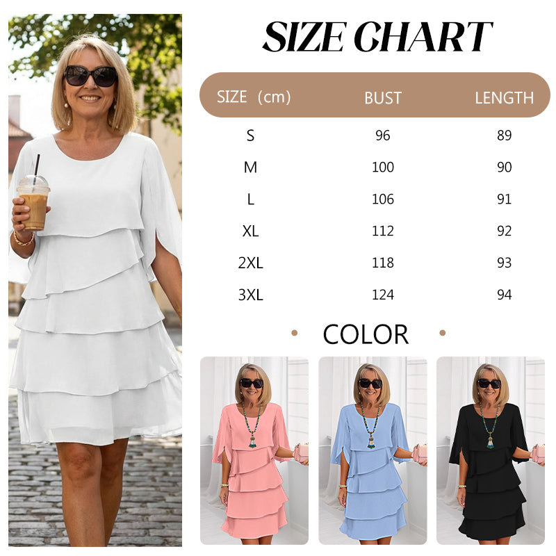 Celia – Elegant Ruffle Dress | 50% OFF