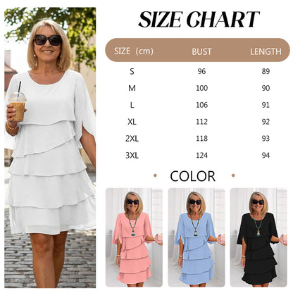 Celia – Elegant Ruffle Dress | 50% OFF