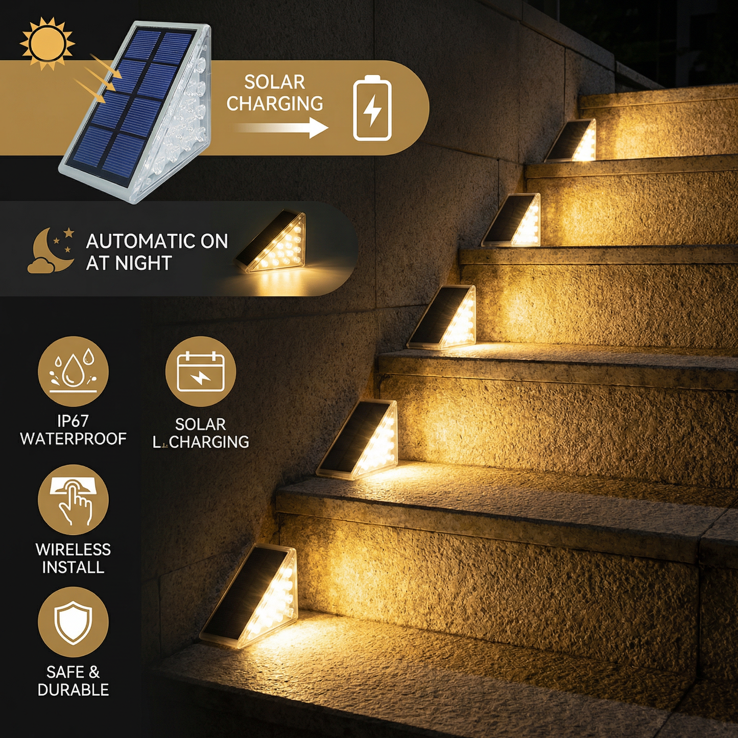 GlowPath Solar Lighting — Safe, Stylish Steps