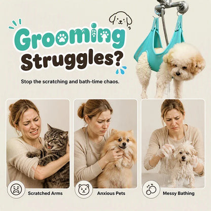 PetEase Grooming Hammock — Calm Pets, Easy Grooming