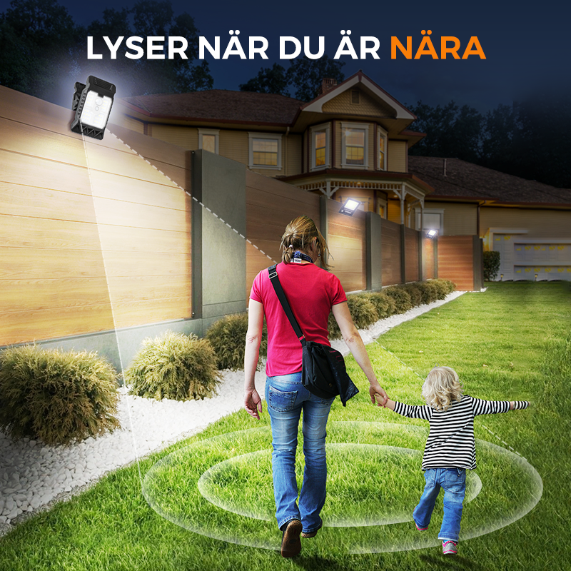 Solar Motion Sensor Light — Instant Security Lighting