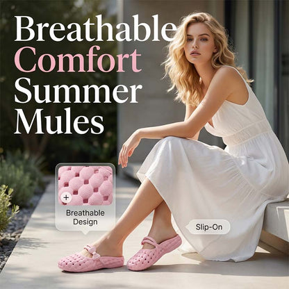Rose — Women’s Breathable SoftGrip Slippers for Comfort