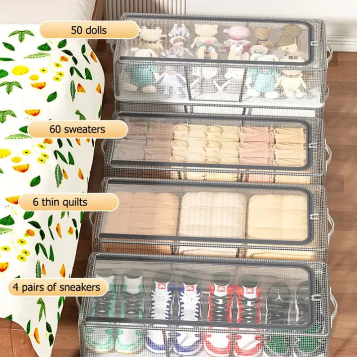 StrideBox — Transparent Shoe Organizer | 1+1 FREE