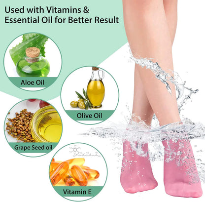 HyperSilk Moisturizing Socks — Soften, Heal, Pamper