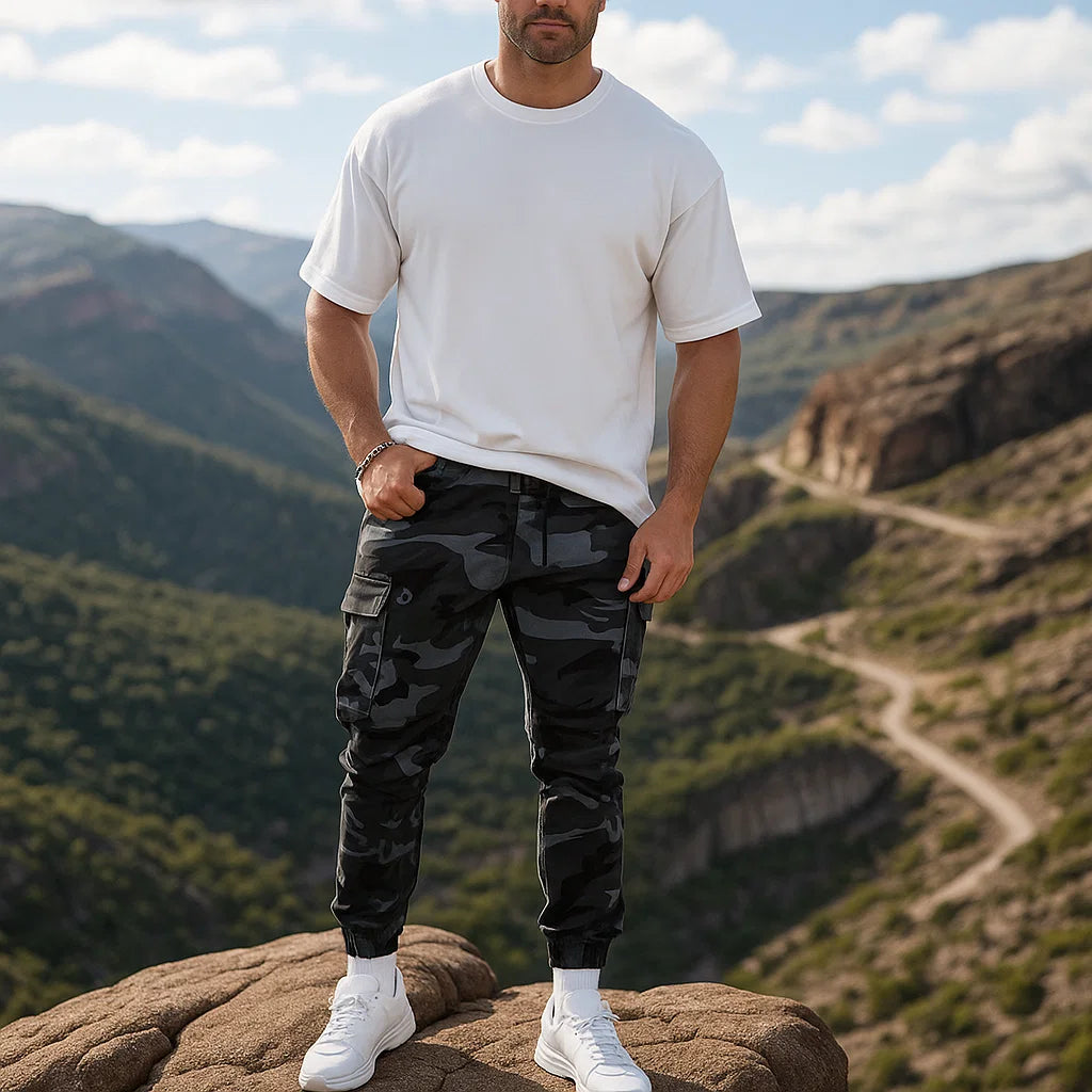 Peter – Durable Men's Cargo Pants with Flexible Waistband