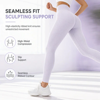 Lina — Seamless Yoga Leggings with High-Waist Support
