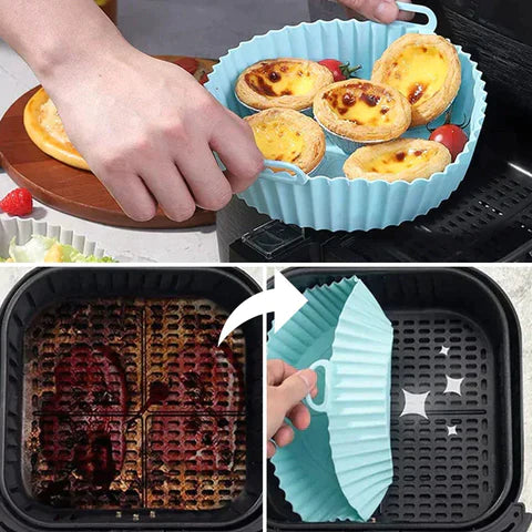 ZeroGrease — Silicone Air Fryer Tray | 1+1 FREE