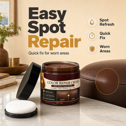 LeatherFix — Brown Leather Repair Cream | 1+1 FREE