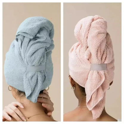 VelvetWave Hair Wrap — Dry Faster, Feel Amazing
