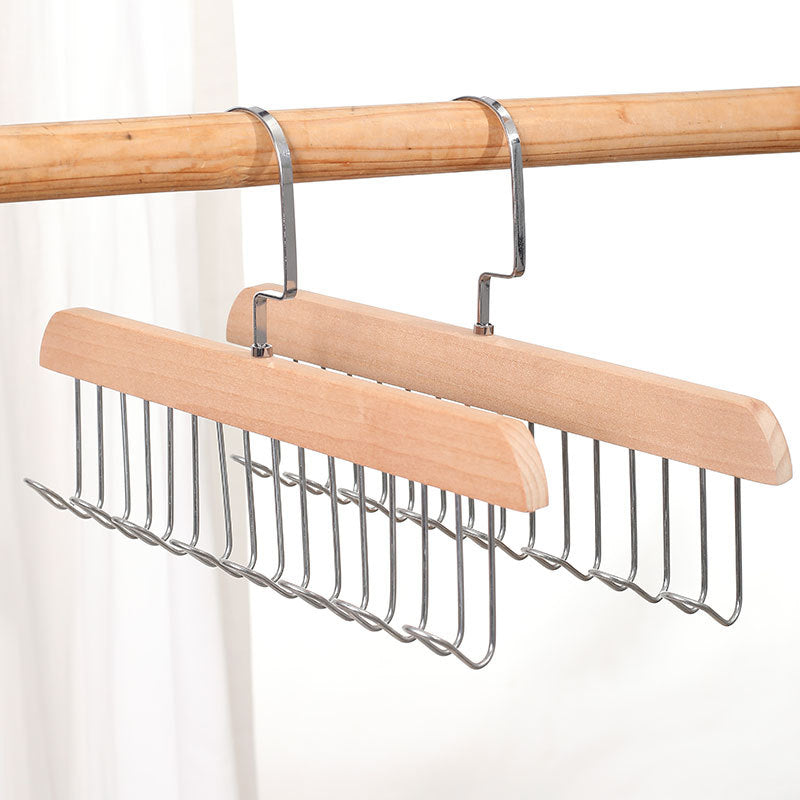 Timeless Wood & Steel Multi Hook Holder – Instant Order, Effortless Elegance