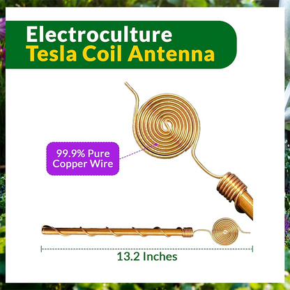 Copper Spiral Stake — Ignite Explosive Plant Growth