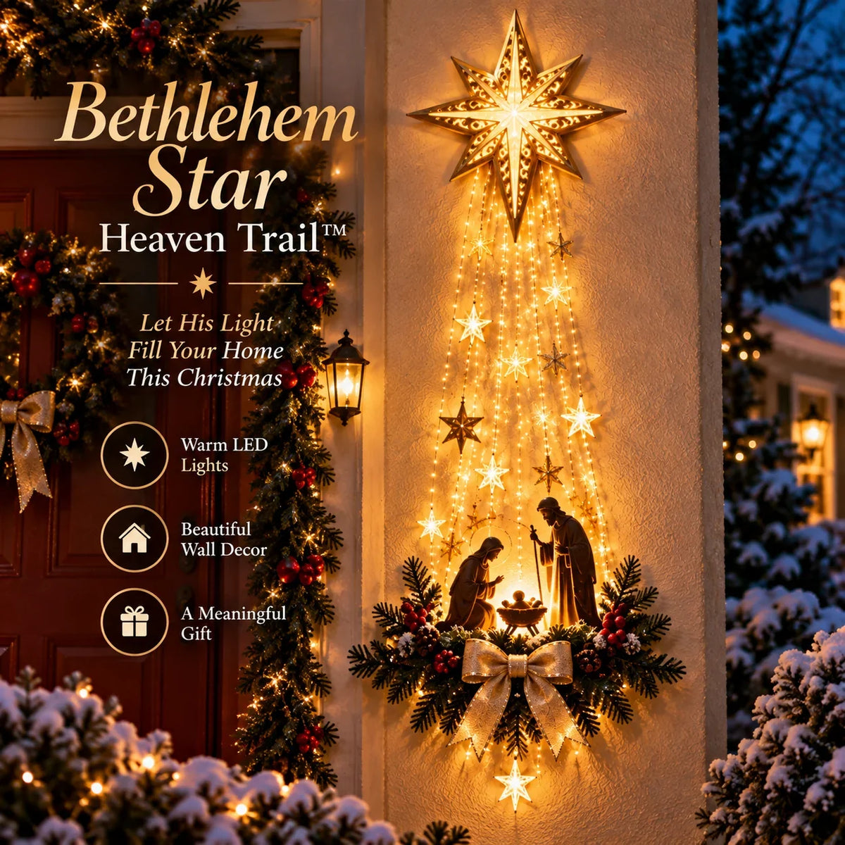 LumaVerity Nativity Light — Heartwarming Christmas Glow