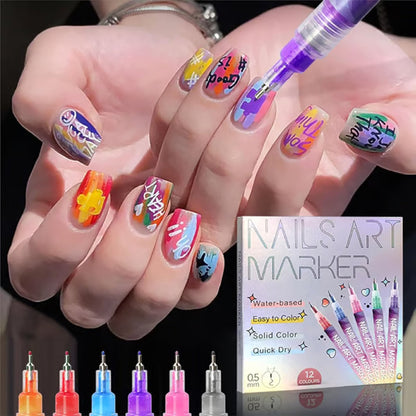 PrismPix Nail Design Pens – Stunning Nails, Instantly