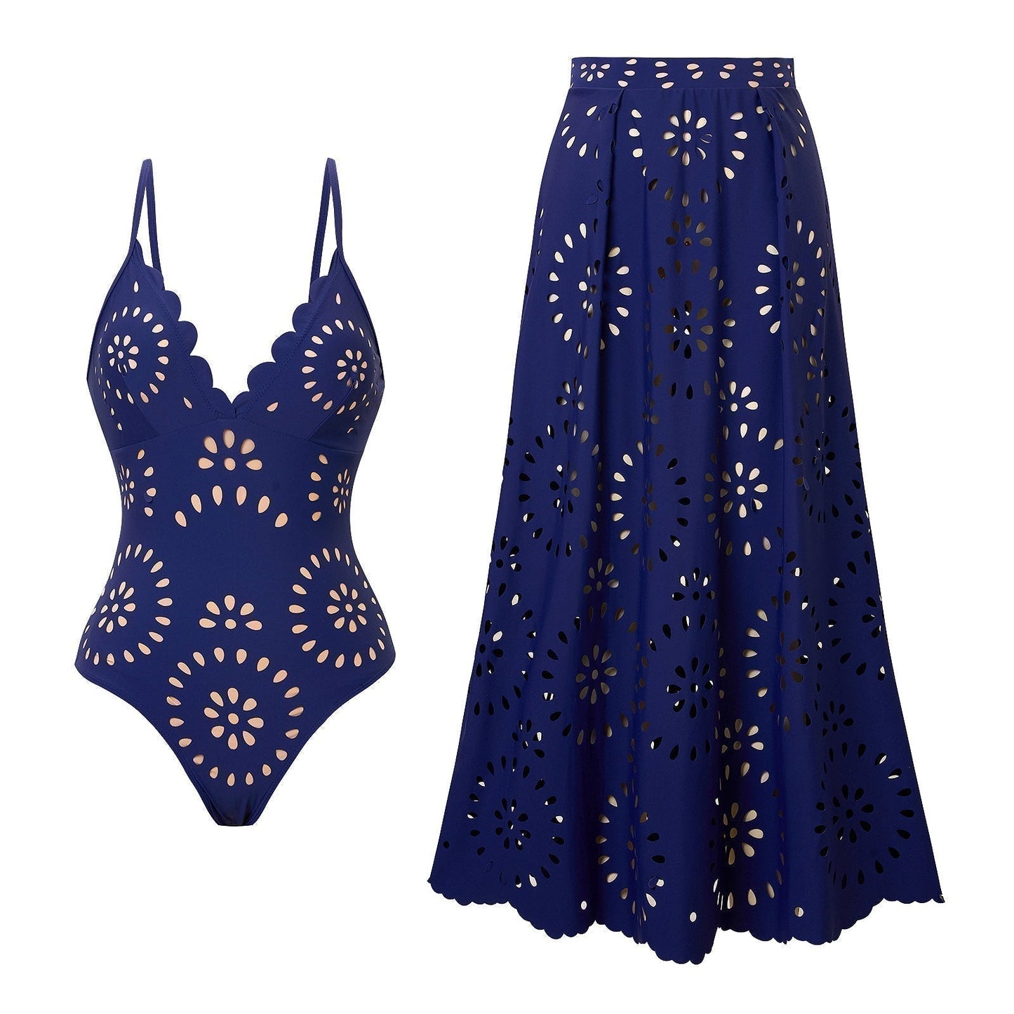 Heidi – Stylish women's swimsuit with flowing long skirt