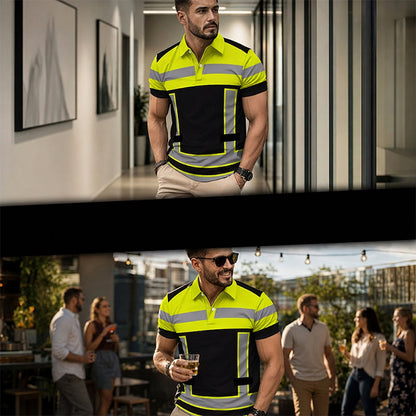 Mason — Lightweight, Breathable Safety Shirt with Reflective Stripes