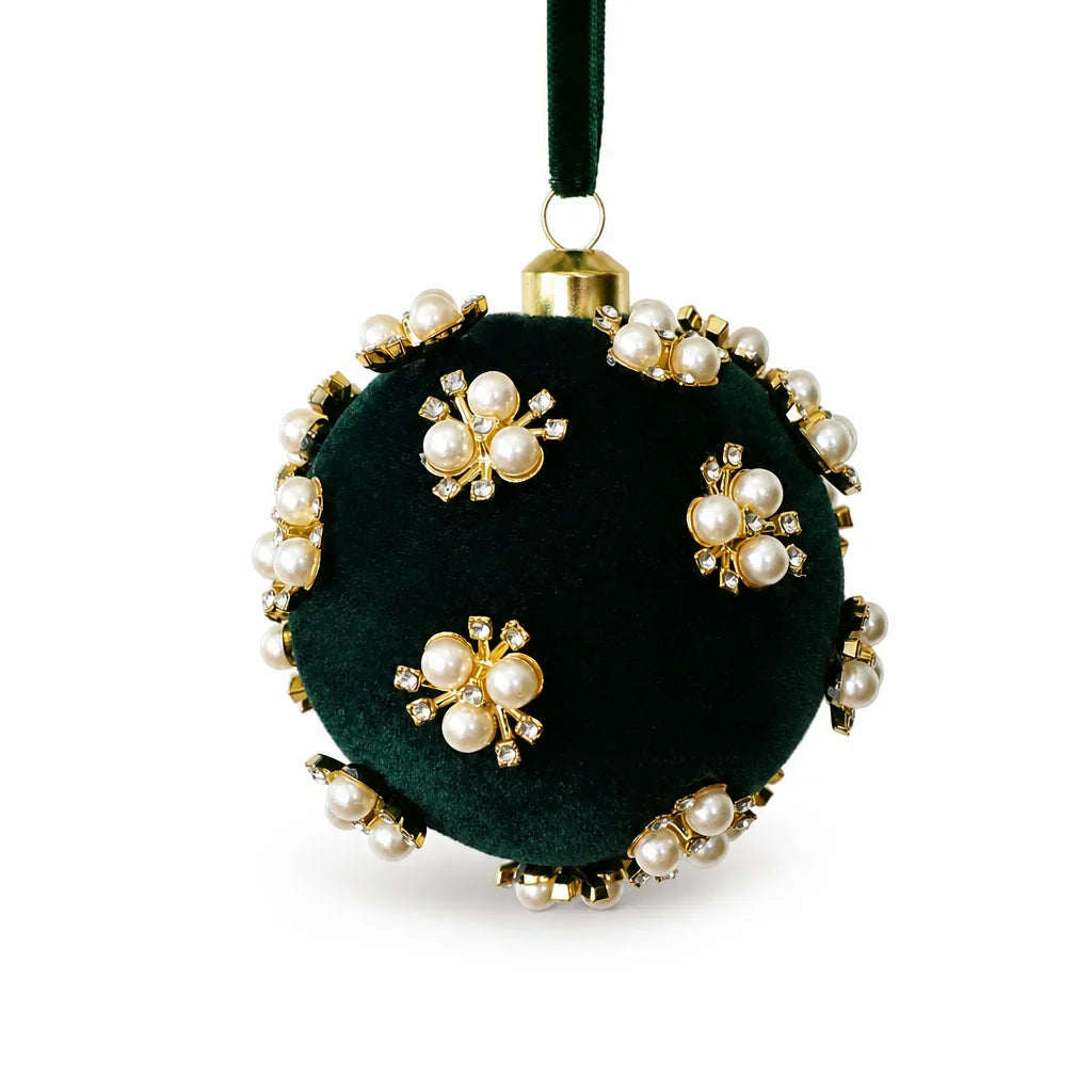 VelvetAura Ball Ornaments — Plush Holiday Luxury