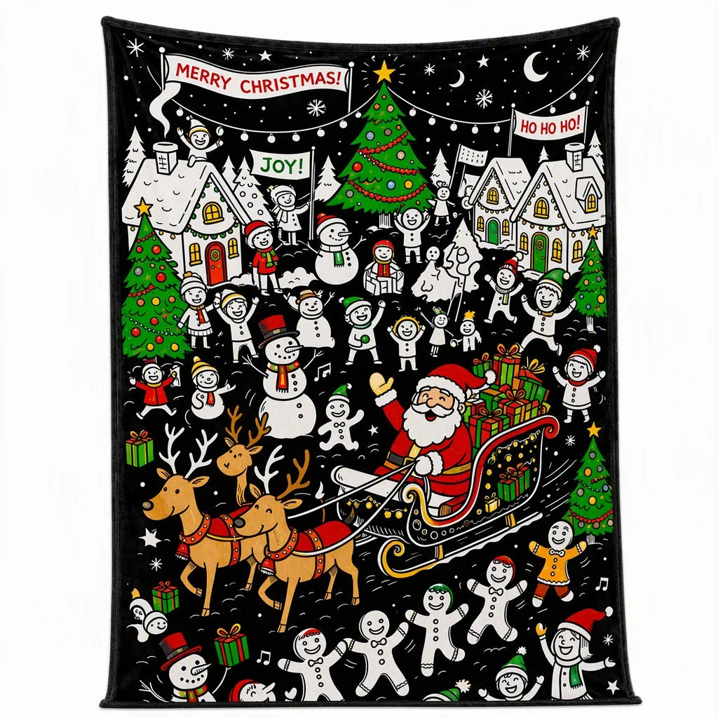 MerryMuse Coloring Blanket — Spark Family Creativity