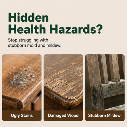 RevitaWood Mold Remover Spray — Instantly Restore Wood Beauty