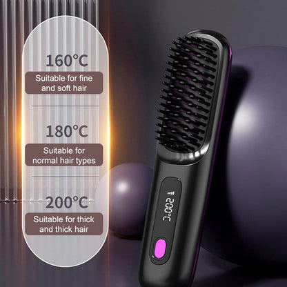 Sophia – Wireless Ceramic Hair Straightener for Frizz-Free Shine