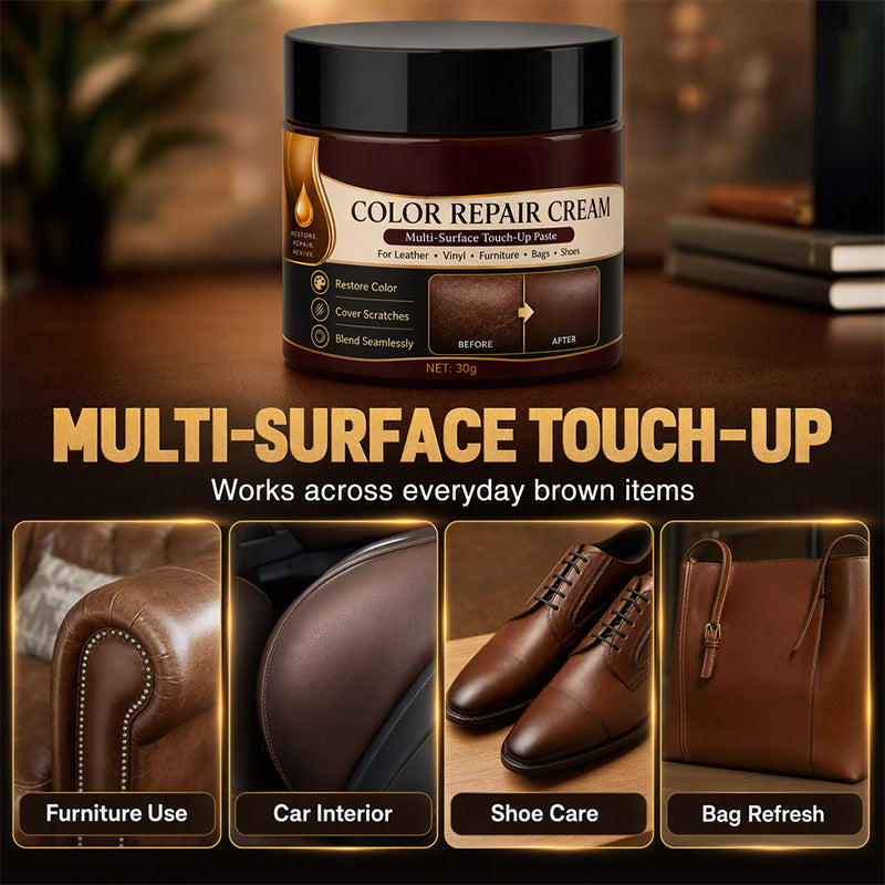 LeatherFix — Brown Leather Repair Cream | 1+1 FREE