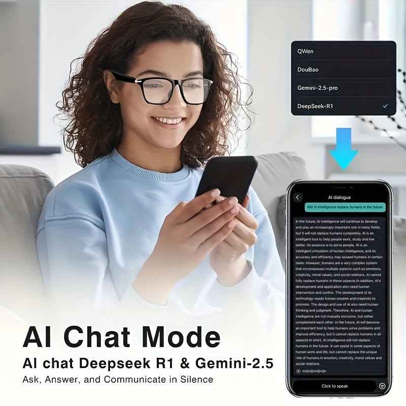 AI Intelligent Translation Glasses – Speak Freely Anywhere