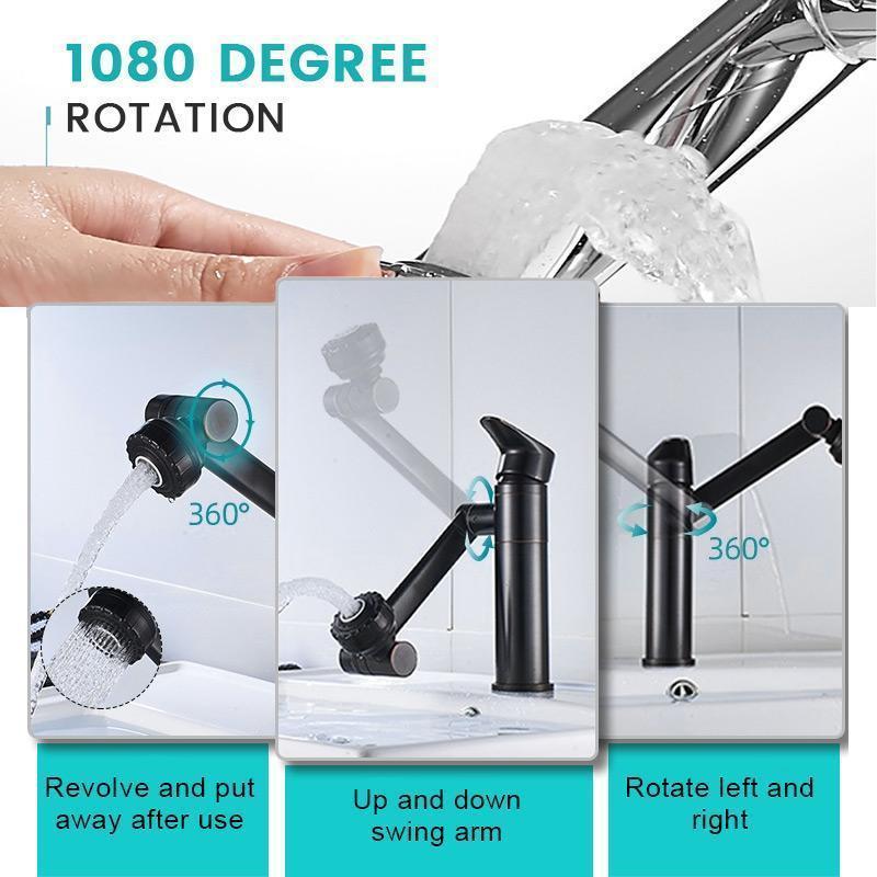 Universal 360-Degree Swivel Faucet — Effortless Water Freedom