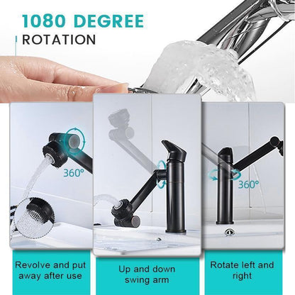 Universal 360-Degree Swivel Faucet — Effortless Water Freedom