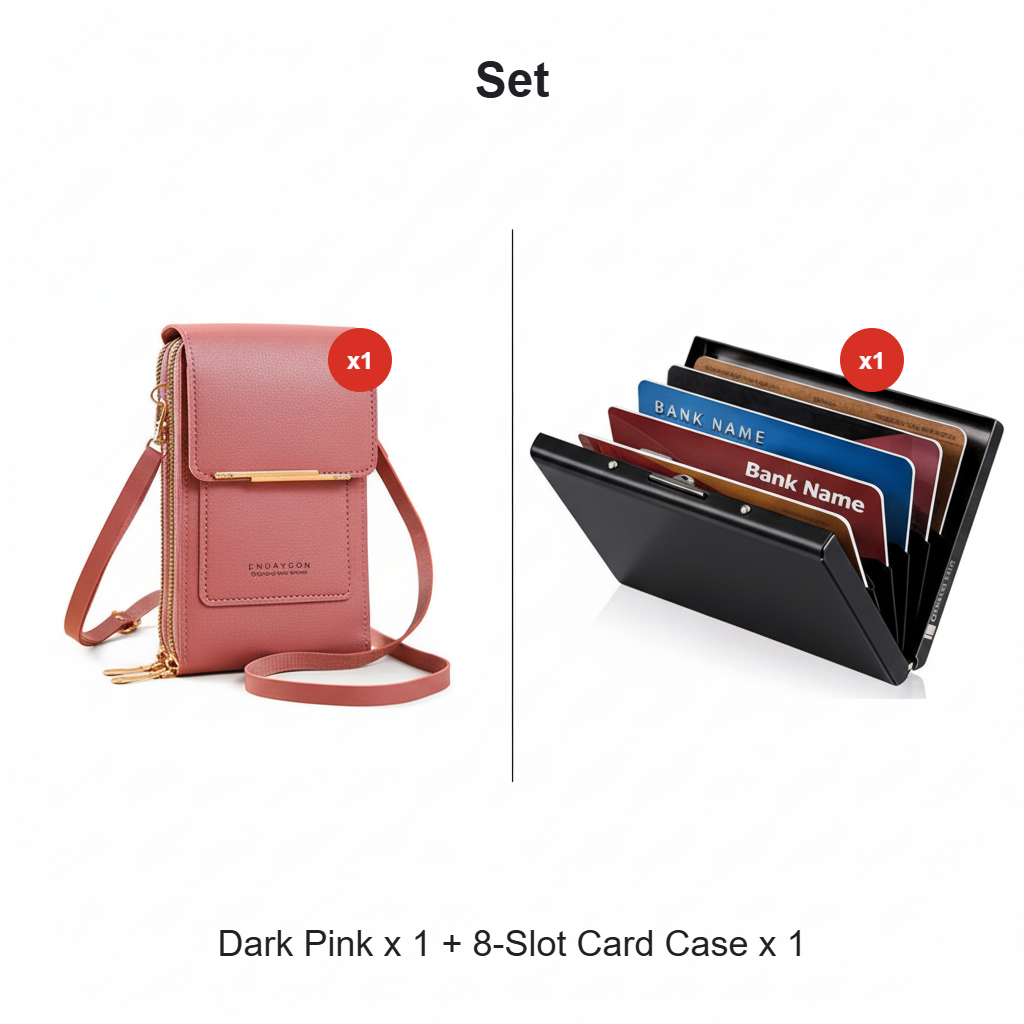 Ava — Lightweight Waterproof Crossbody Phone Bag