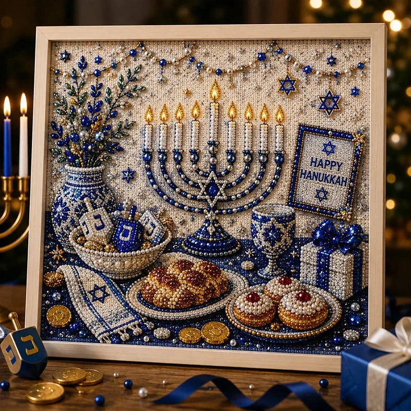 LumaShine Hanukkah Bead Art — Craft Sparkling Joy