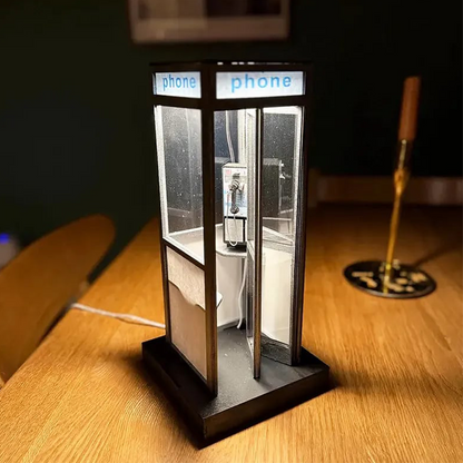 Vintage Telephone Booth Lamp – Dive into Nostalgia