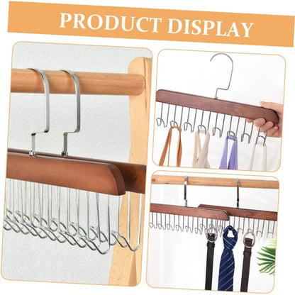 Timeless Wood & Steel Multi Hook Holder – Instant Order, Effortless Elegance