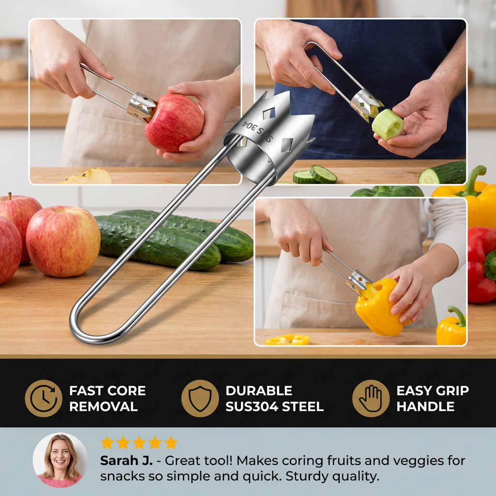 Stainless Steel CoreMaster — Effortless Preparation Freedom