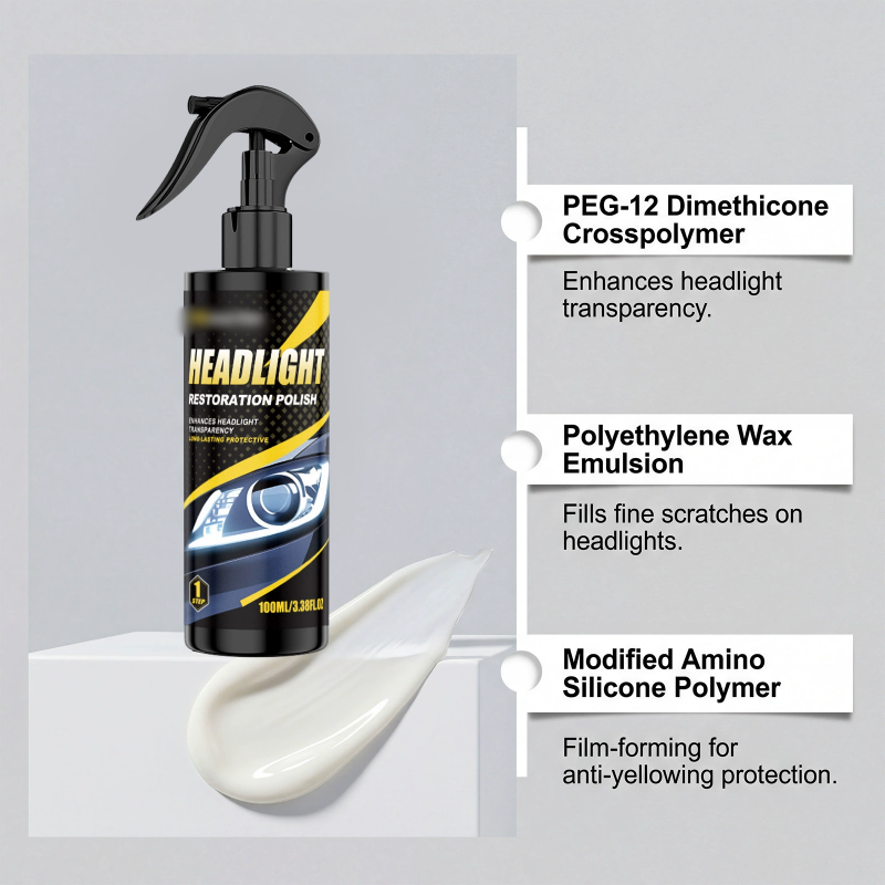 Headlight Restoration Kit — Clear Vision and Safety