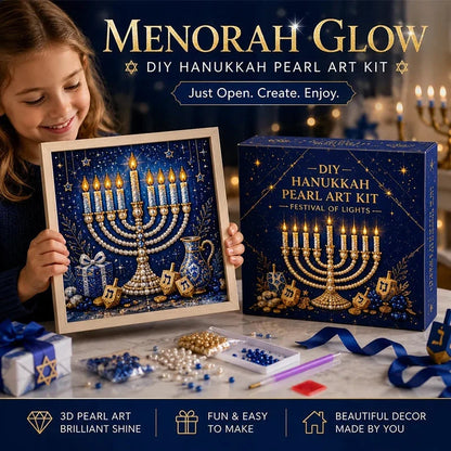 LumaShine Hanukkah Bead Art — Craft Sparkling Joy