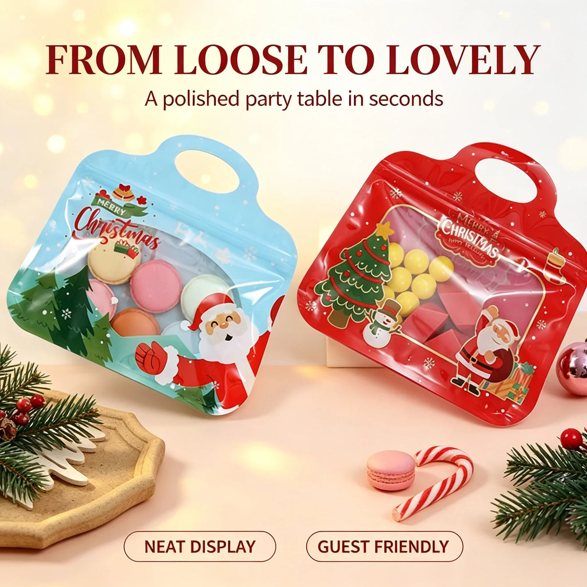 BrilliantBag Clear-Window Treat Bags — Showcase Joy Effortlessly