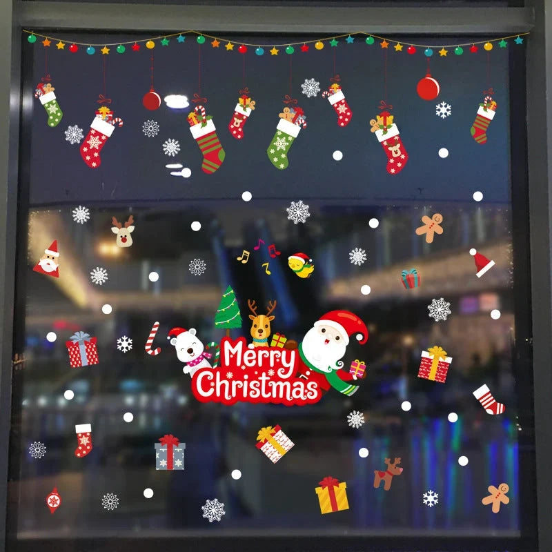 LumiFest Window Stickers — Spark Pure Holiday Joy