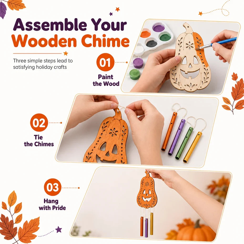 EmberCraft Pumpkin Chime Kit — Ignite Joy, Craft Memories
