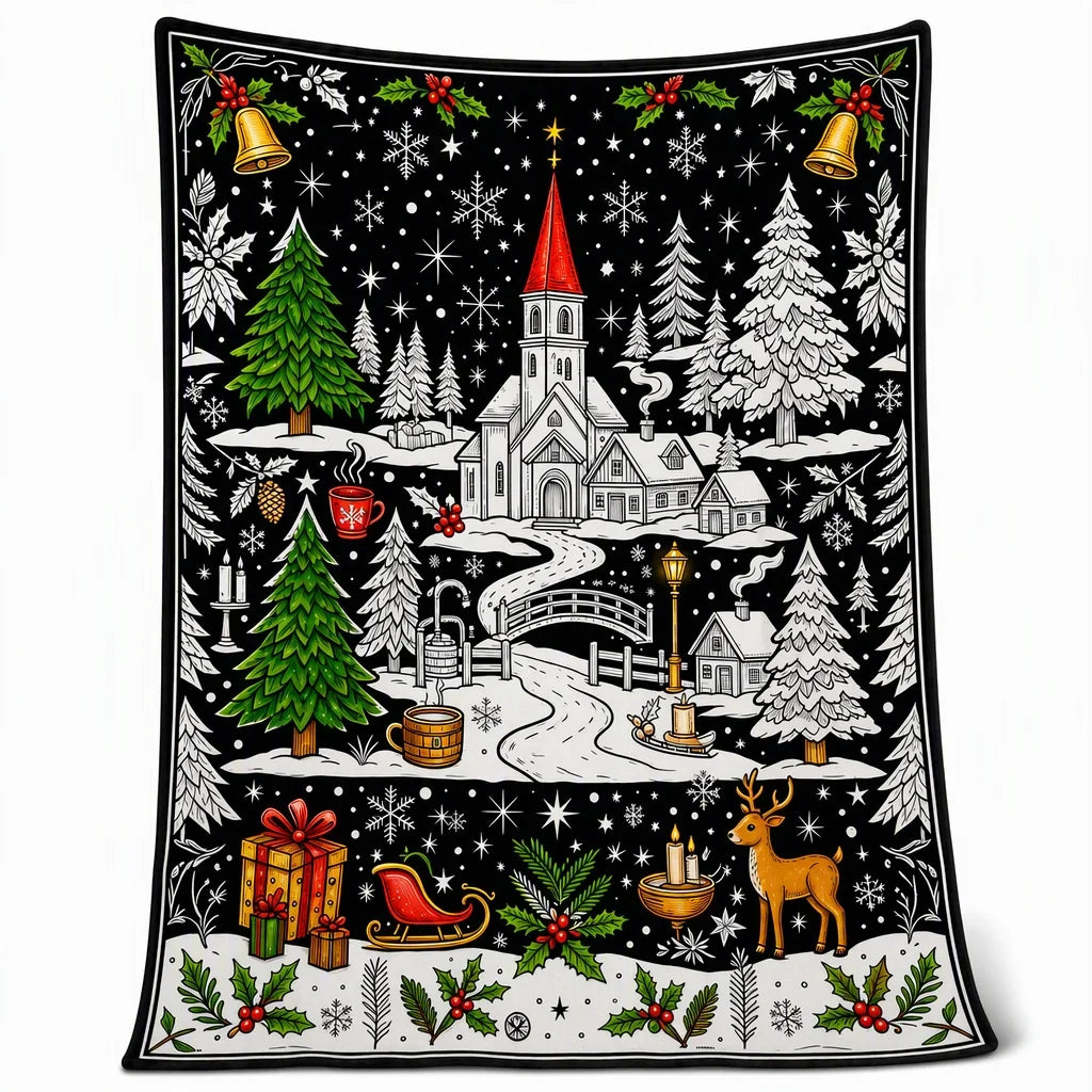 MerryMuse Coloring Blanket — Spark Family Creativity