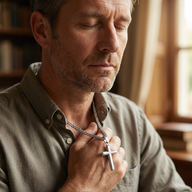 ValorCross — Steel Pendant Necklace  | 50% OFF