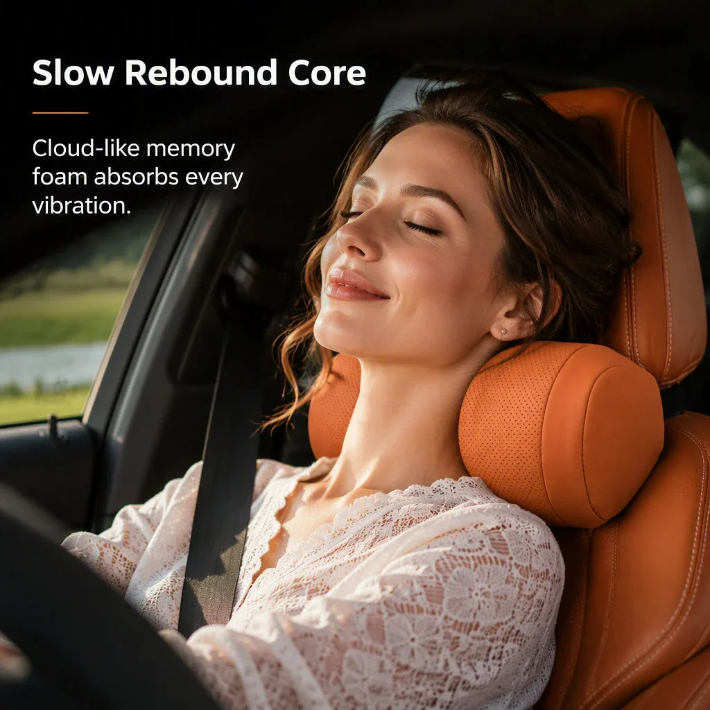 LuxuraHalo Neck Support Cushion — Drive Pain-Free Comfort