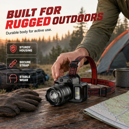 LED Headlamp — Hands-Free Safety Illuminate