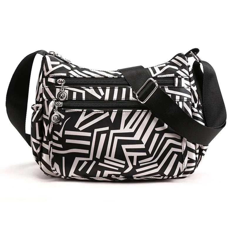 Sophie — Splash-Proof Nylon Crossbody Bag with Adjustable Strap