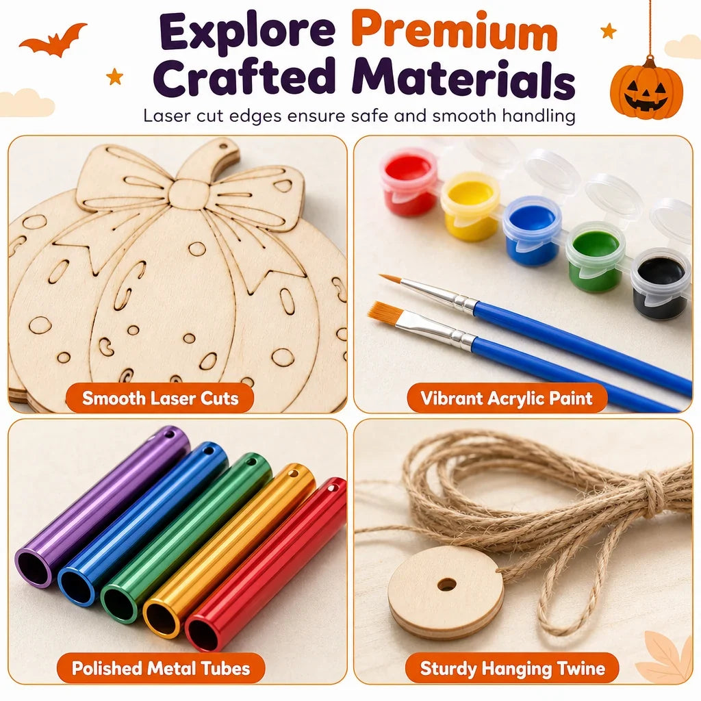 EmberCraft Pumpkin Chime Kit — Ignite Joy, Craft Memories