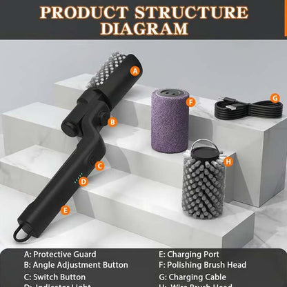 GrimeCrusher Grill Brush – Effortless Cleaning, Relaxed BBQ