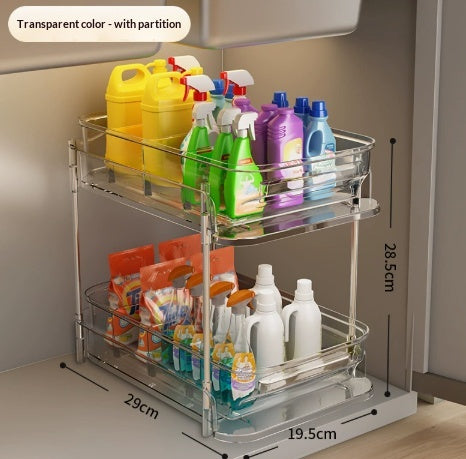 SlideEase — Pull-Out Under-Sink Organizer | 50% OFF