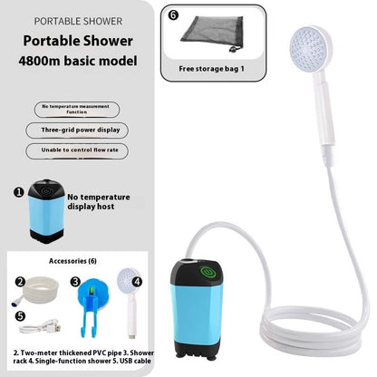 Outdoor Shower Pro — Portable Rechargeable Shower | 50% OFF