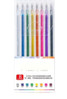 LusterScript — Sets de stylos gel pailletés | -50 %