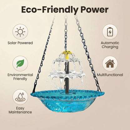 SolarFlow – Solar Water Fountain | 50% OFF