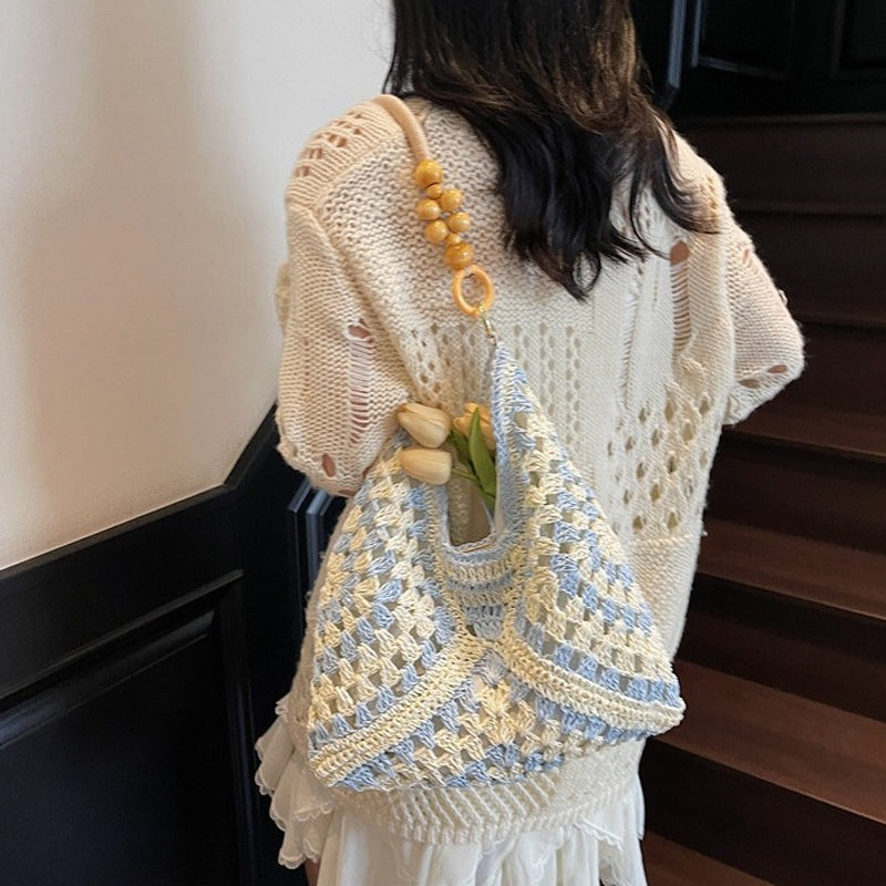 Artisan-Handcrafted Woven Tote — Effortless Style Confidence