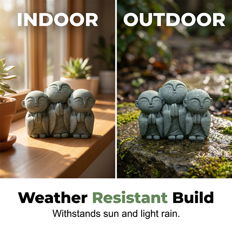 Mystical Mini Monk Sculptures — Serenity Wherever Needed